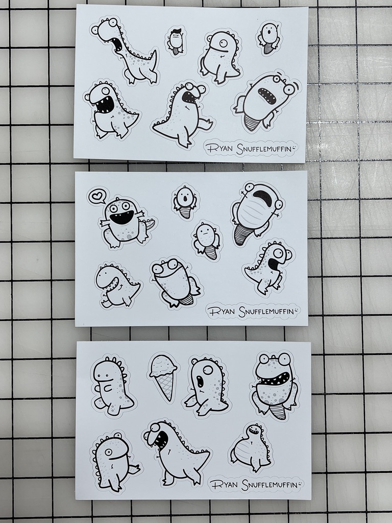 Standard Sticker Sheets