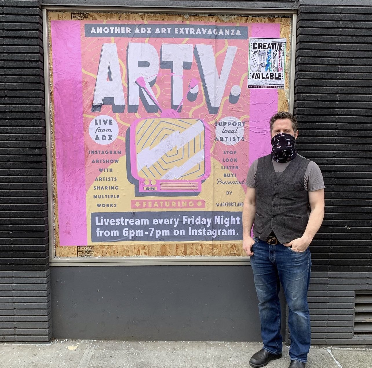 Final size was 8 feet by 8 feet.